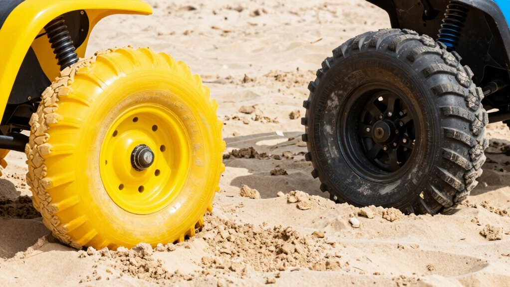 enhanced beach terrain traction