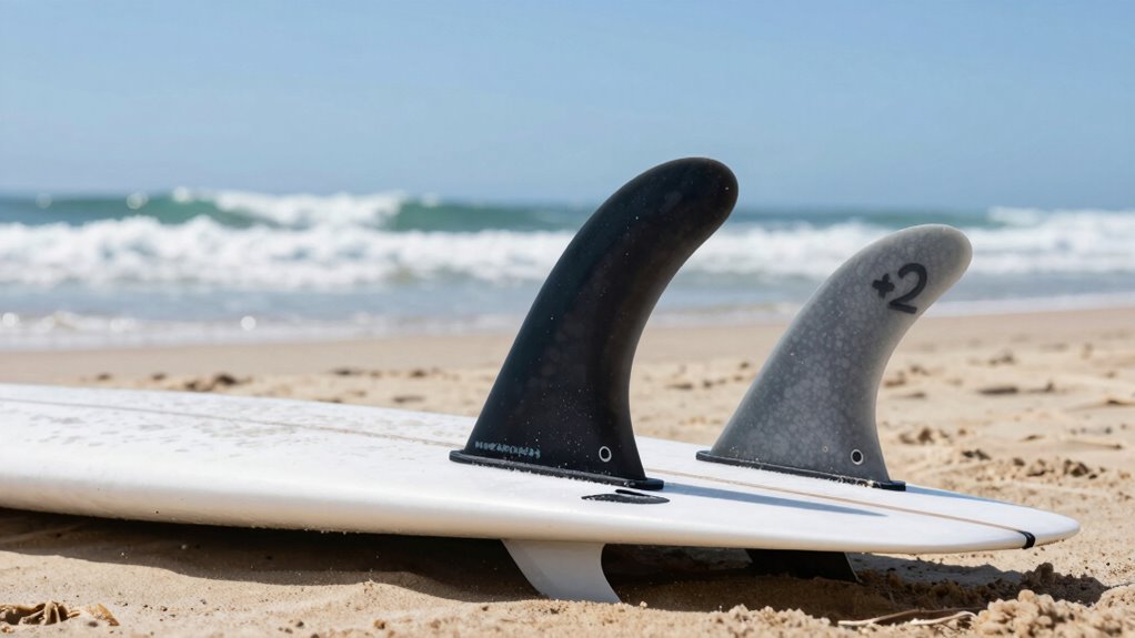 fin setup influences performance