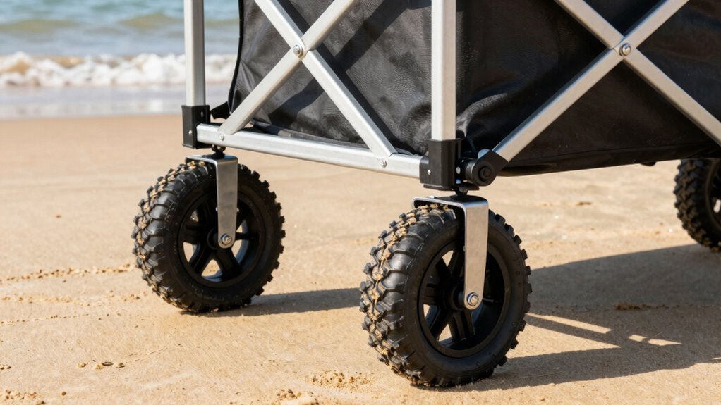hard wheels beach terrain