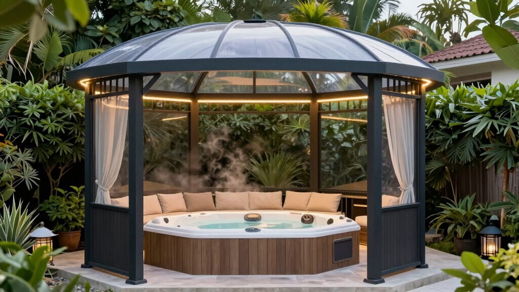 hot tub gazebo considerations