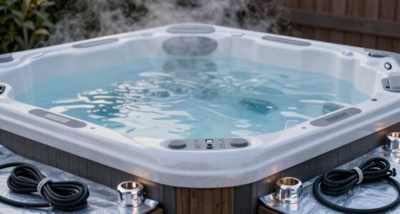 hot tub power and insulation