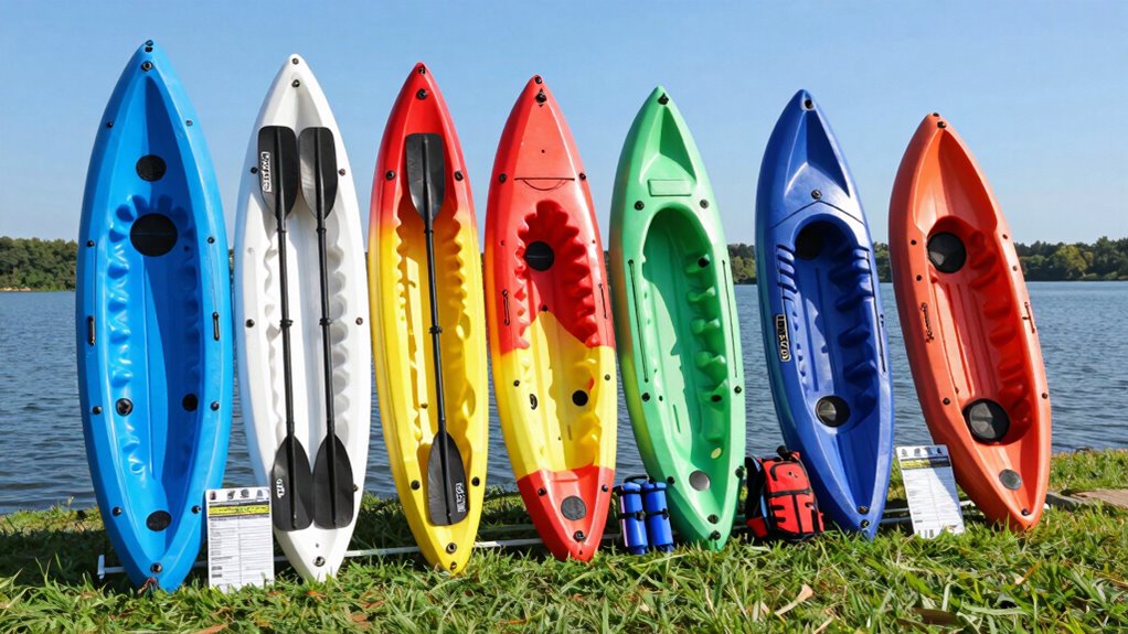 kayak size durability accessories