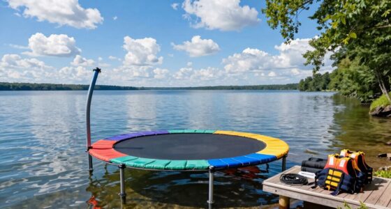 lake trampoline safety rules