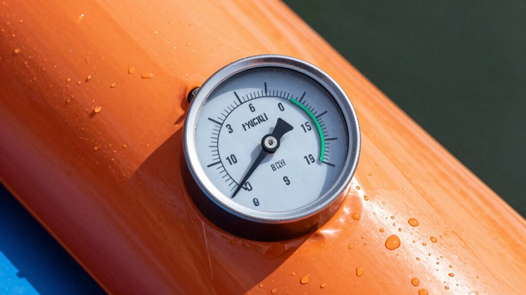 optimal inflatable dock stiffness