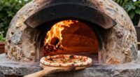 optimal outdoor pizza baking