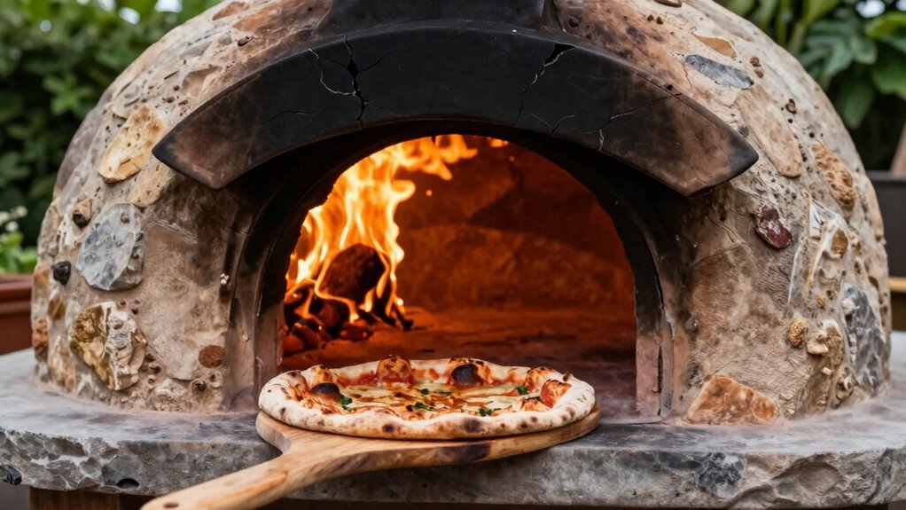 optimal outdoor pizza baking