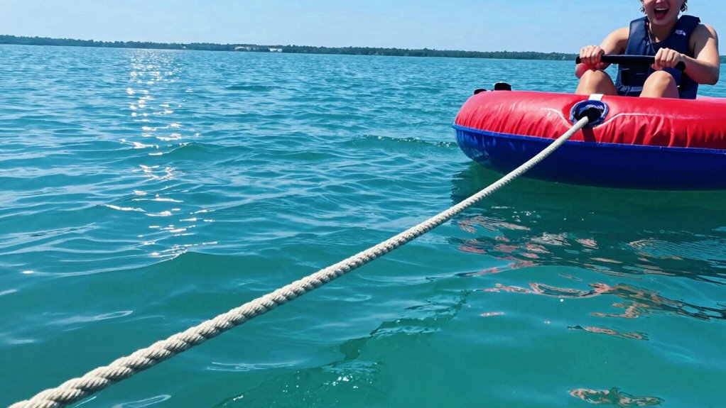 optimal towable rope length