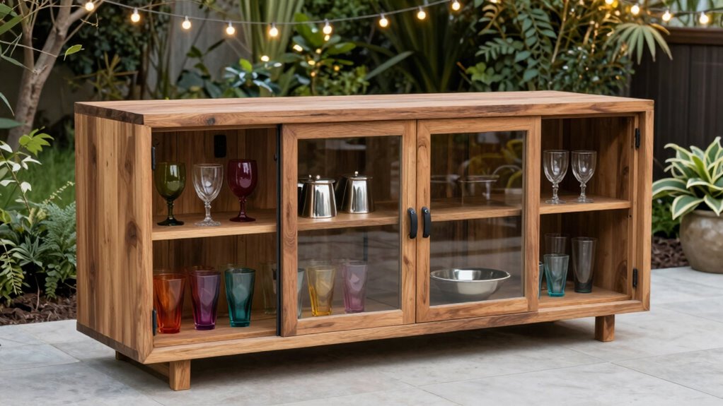 outdoor bar cabinet considerations