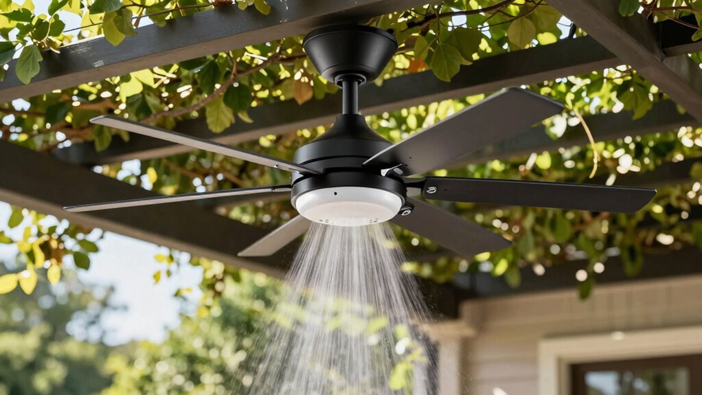 outdoor misting fan considerations