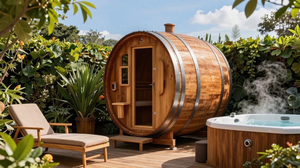 outdoor sauna selection considerations