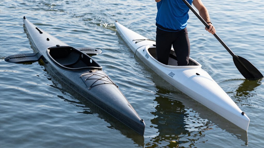 paddling is easier initially