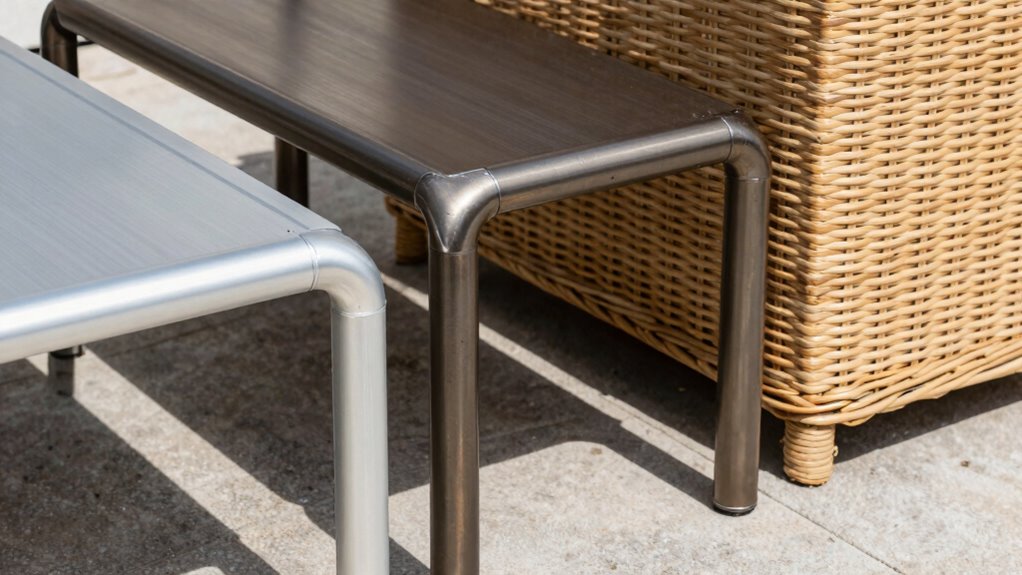 patio frame material comparison