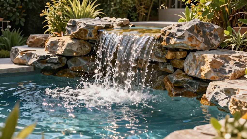 pool waterfall selection criteria