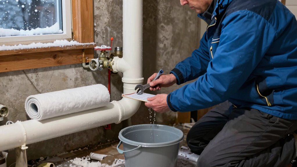 preventing frozen pipe damage