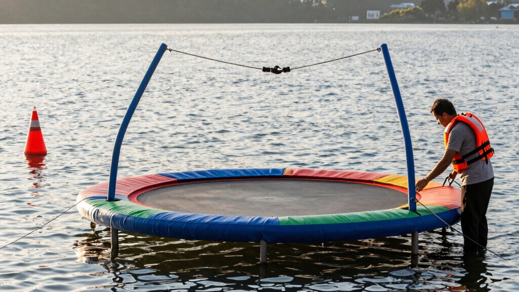 proper trampoline setup procedures