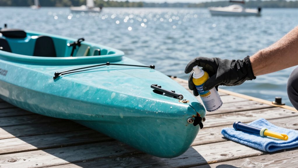 regular kayak maintenance routine