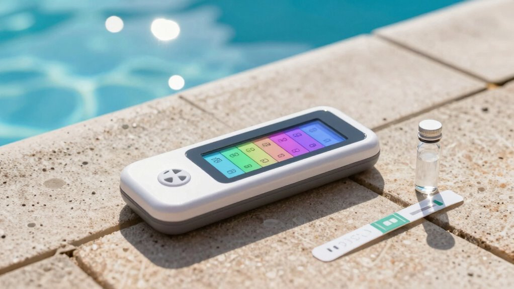 regular pool testing routine