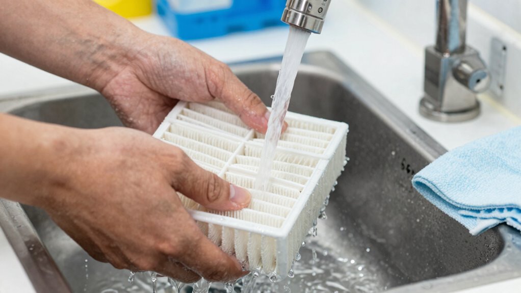 rinse dry prevent clogs