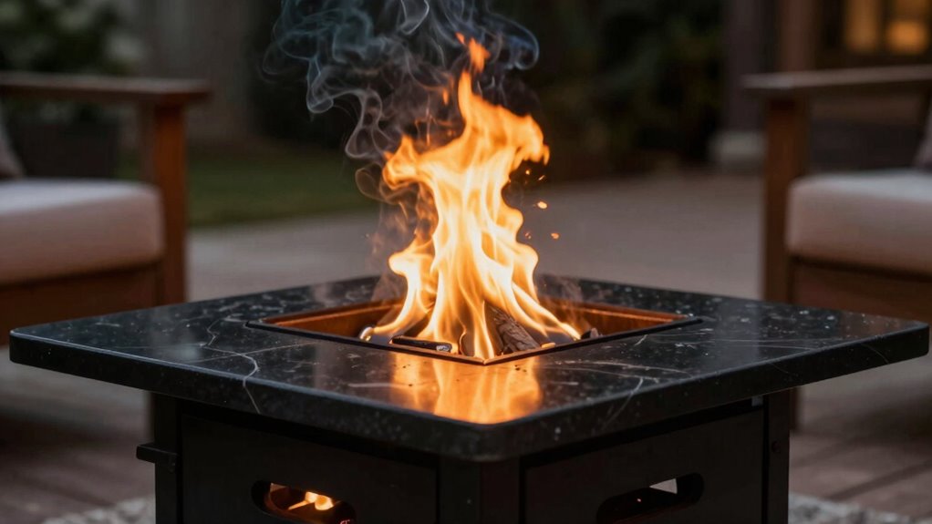 safe warm fire pit use