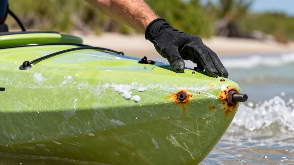 saltwater kayak cleaning tips