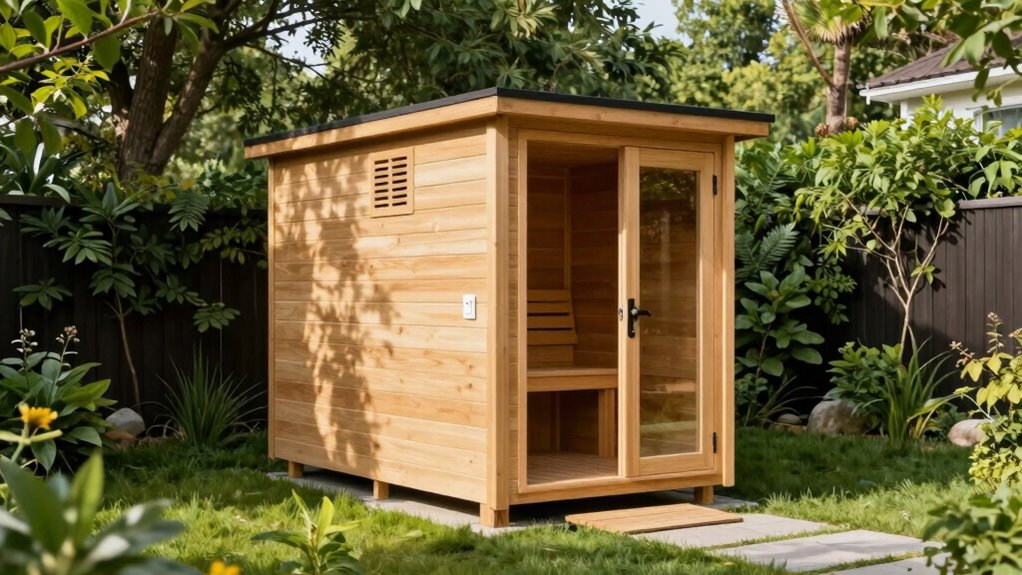 sauna placement and ventilation