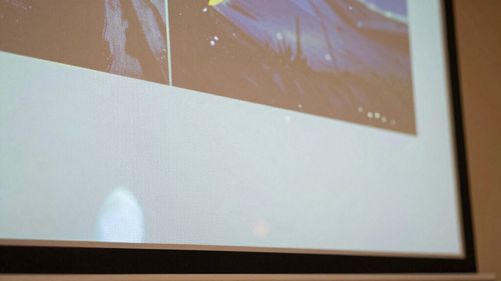 screen gain impacts brightness