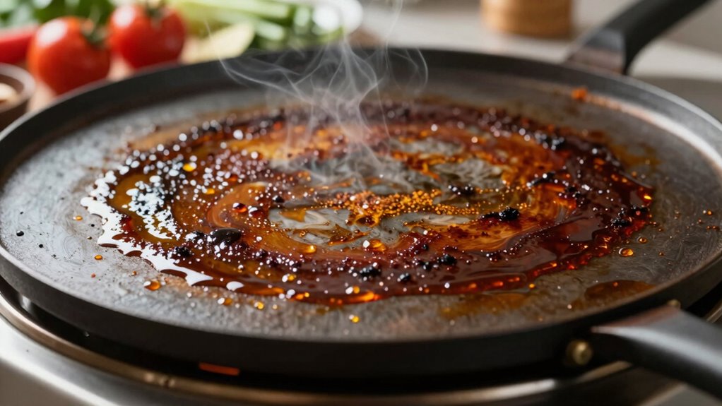 seasoning prevents food sticking