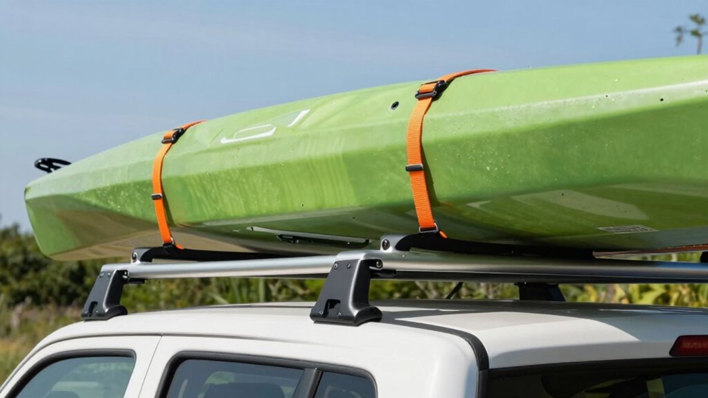 secure balanced kayak transport