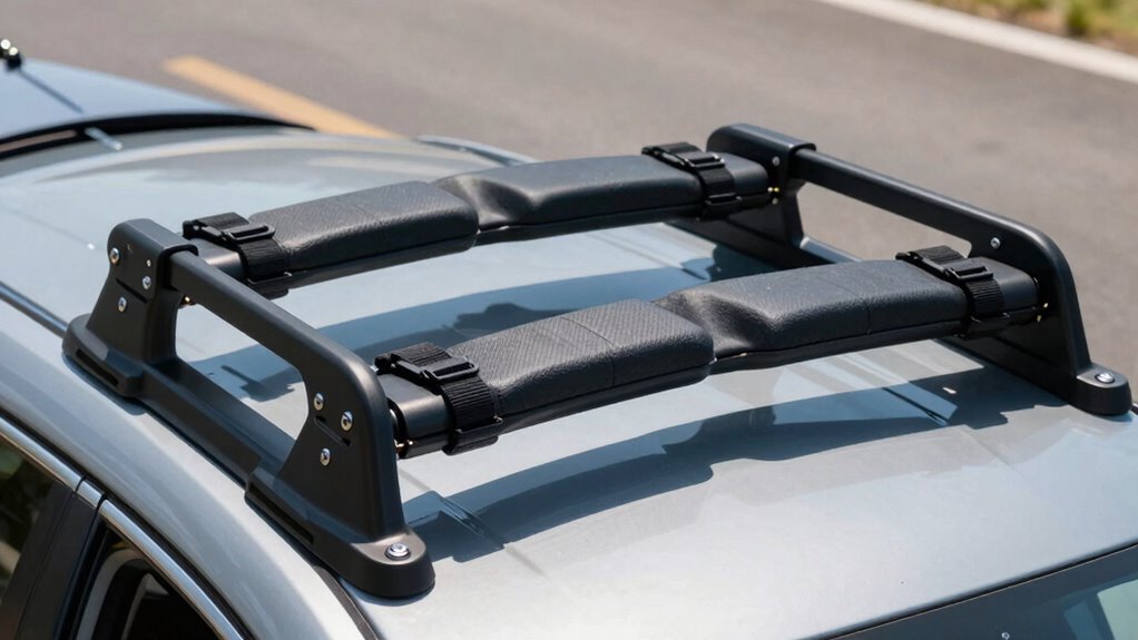 secure kayak saddle installation