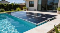 solar pool heating effectiveness