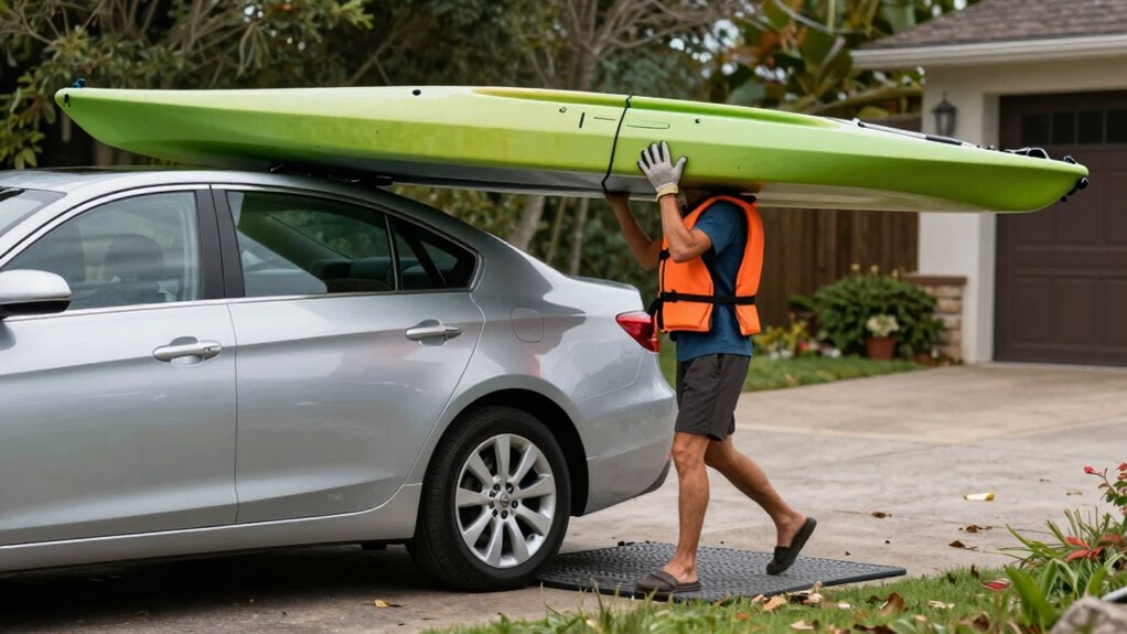 solo kayak loading tips