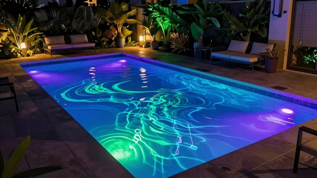 top 15 pool lighting shows
