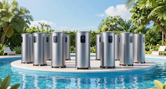 top above ground pool heat pumps