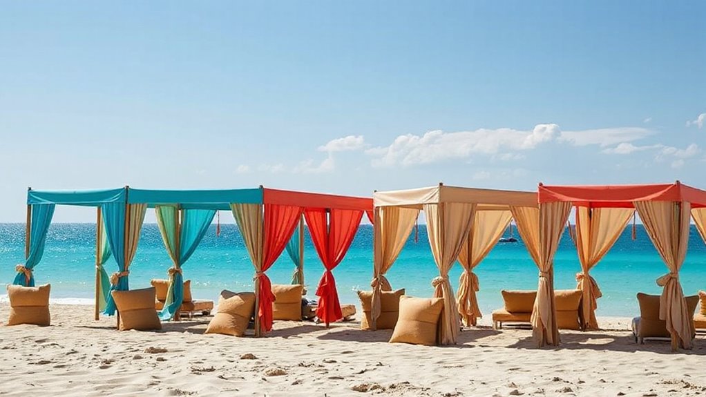 top beach cabana tents