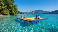 top floating water mats
