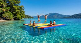top floating water mats