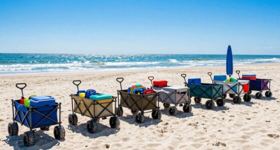 top heavy duty beach carts