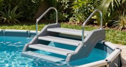 top heavy duty pool steps