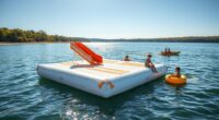 top inflatable dock slides