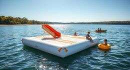 top inflatable dock slides