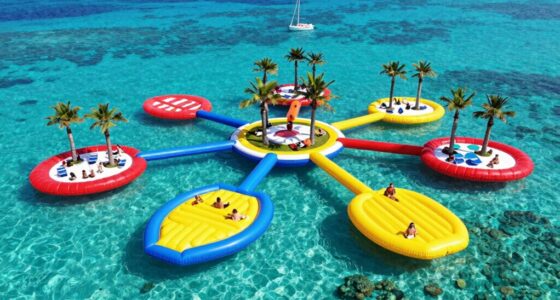 top inflatable floating islands