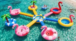 top inflatable pool islands