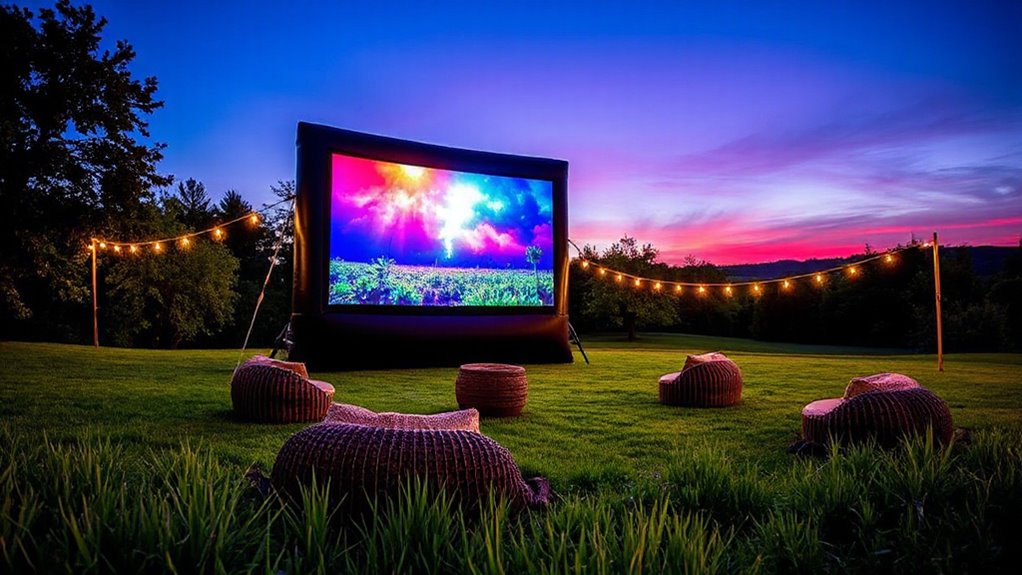 top inflatable projector screens