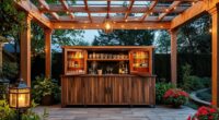 top outdoor bar cabinets