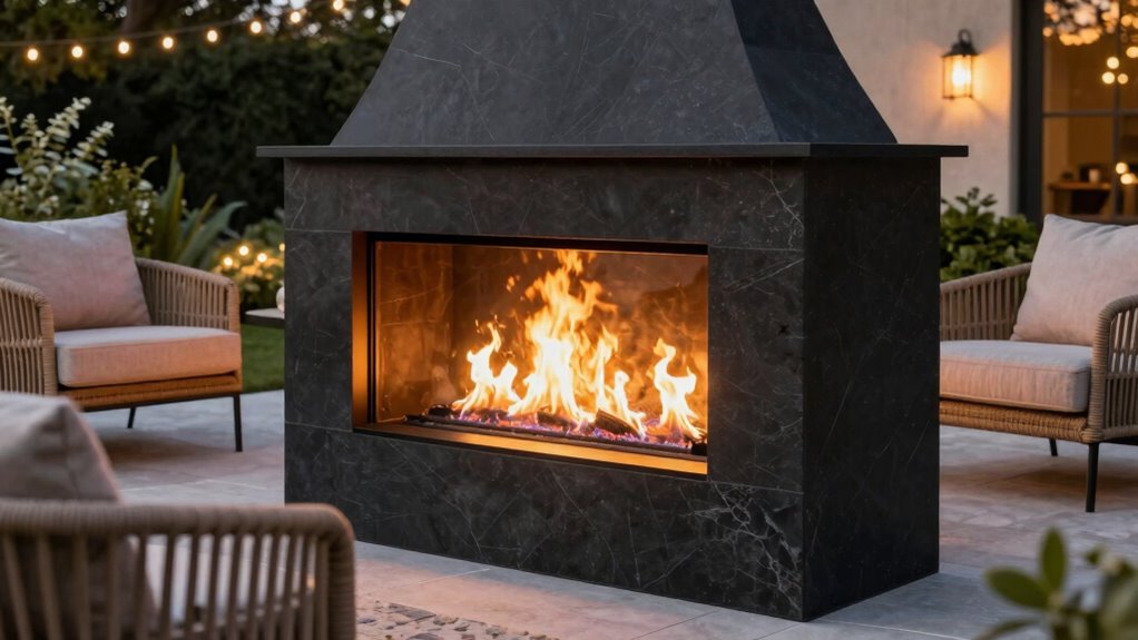 top outdoor gas fireplaces