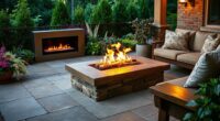 top outdoor gas fireplaces