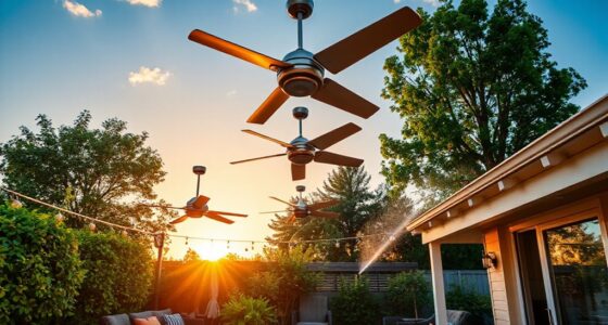 top outdoor misting ceiling fans