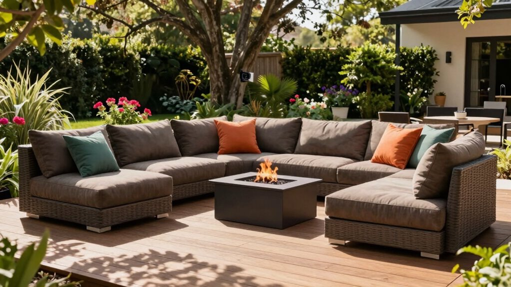 top outdoor sectional sets