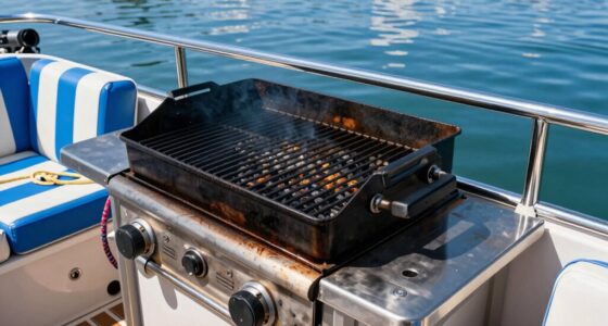 top pontoon boat grills