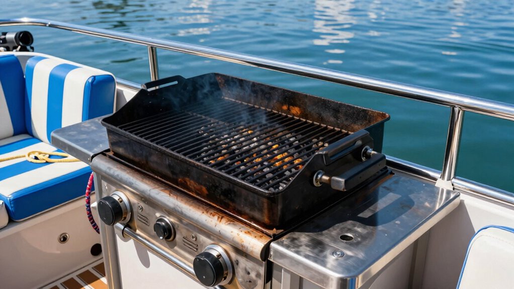 top pontoon boat grills